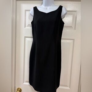 Villager by Liz Claiborne little black dress. Fitted waist, figure flattering